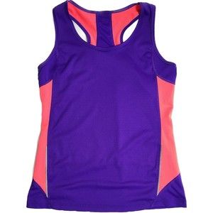 Tek Gear Tank Racer Back Purple/Pink Size S